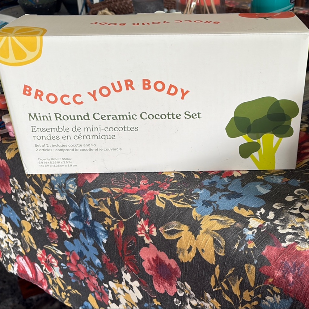 Brocc Your Body Mini Pound Ceramic Cocotte Set